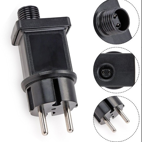 IP44欧规电源31V6W烤炉马达适配器皮线灯变压器球泡灯低压插头