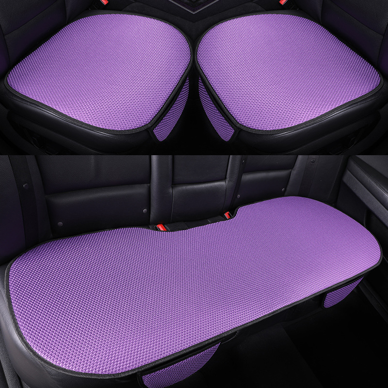 Nuevo cojín de automóvil cuatro estaciones de verano universal cojín de hielo de tres piezas cojín de asiento cojín de ventilación del coche