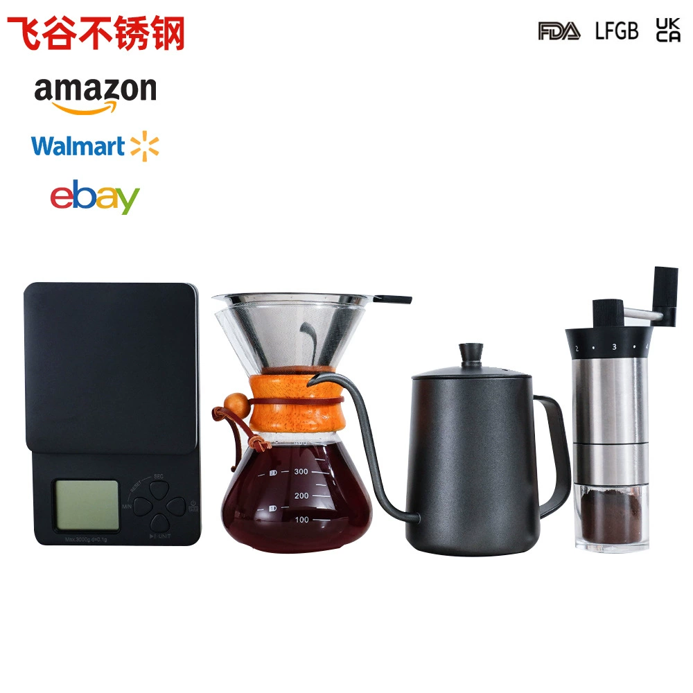 25-летний новый трансграничный ручной кофейный набор из пяти частей