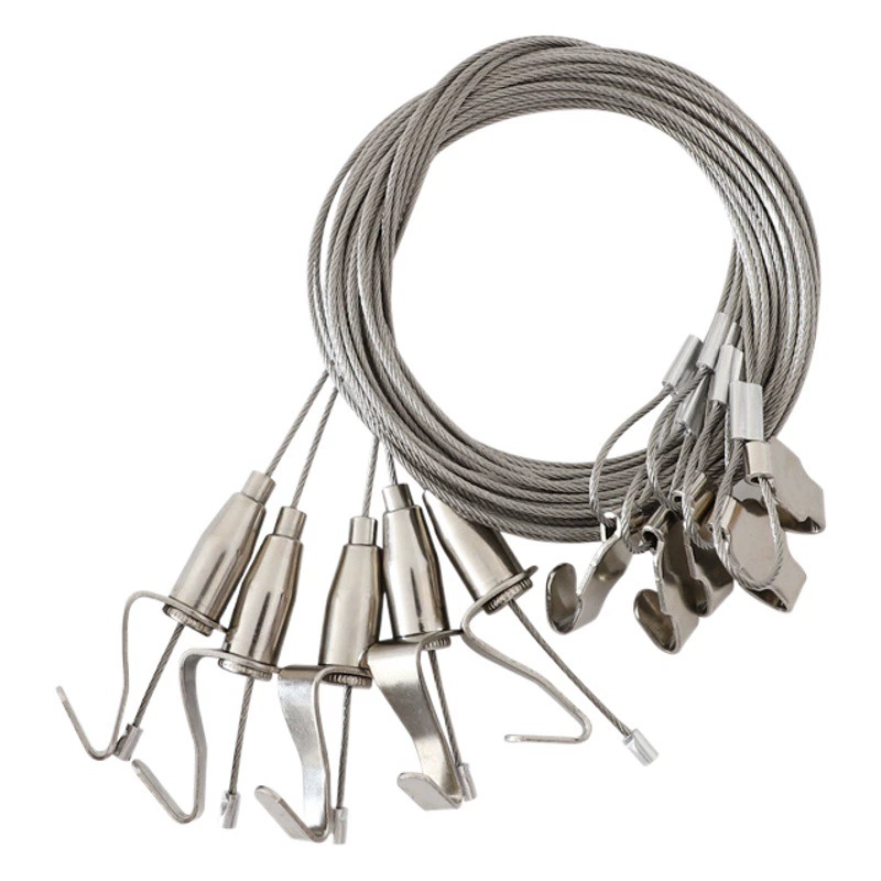 Пресс трос 1,5 мм Живопись выставочная галерея крюк подвесной трос Регулируемый крюк код пресс трос