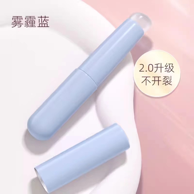 Nueva silicona corrector cepillo dedo vientre-como cepillo de uñas portátil cabeza redonda de silicona labio cepillo lápiz labial cepillo corrector