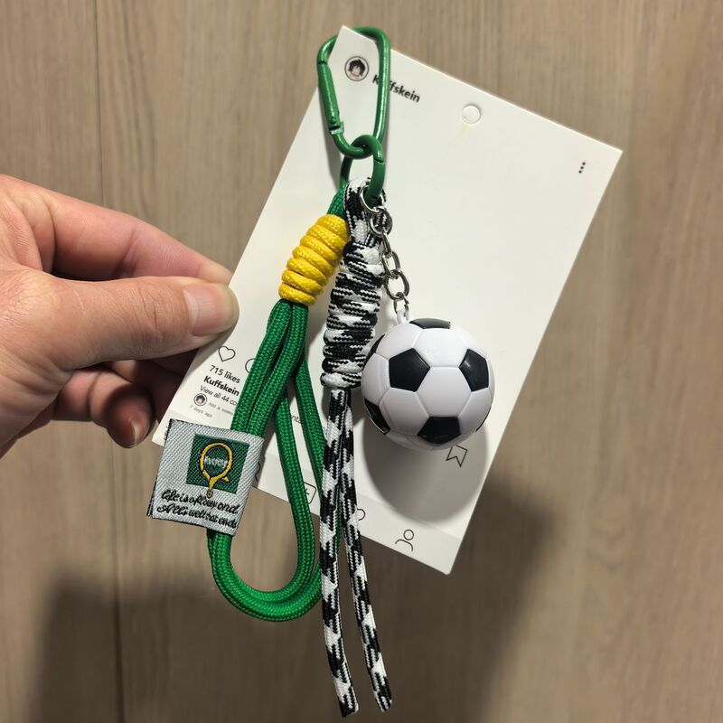 World Cup Series Simulated Football Keychain Sports Series Bag Pendant Woven Rope High-End Pendant Accessory