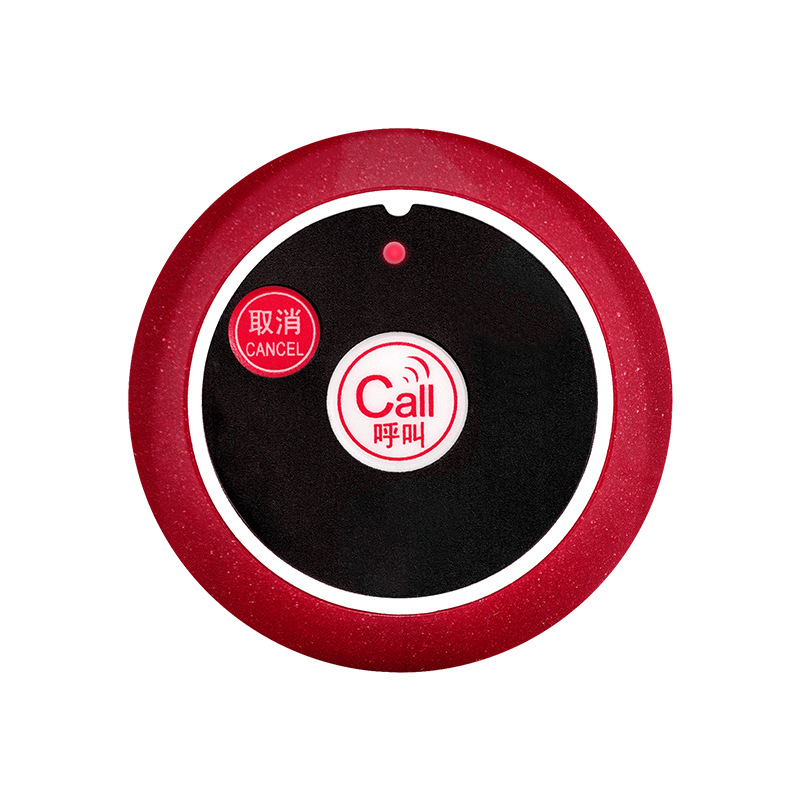 腕錶無線叫人鈴酒店餐廳家用辦公老人床頭呼叫器大屏顯示呼叫記錄