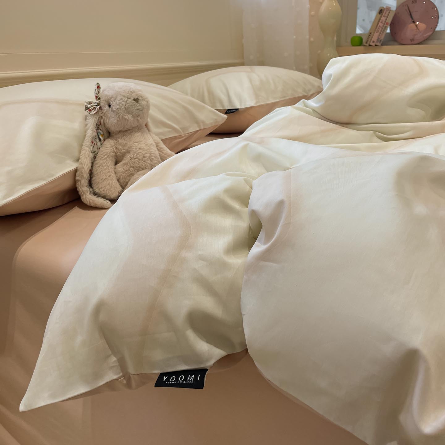 Cama de algodón de cuatro piezas set2025 nuevo algodón de cuatro estaciones sábanas universales set de cama de tres piezas