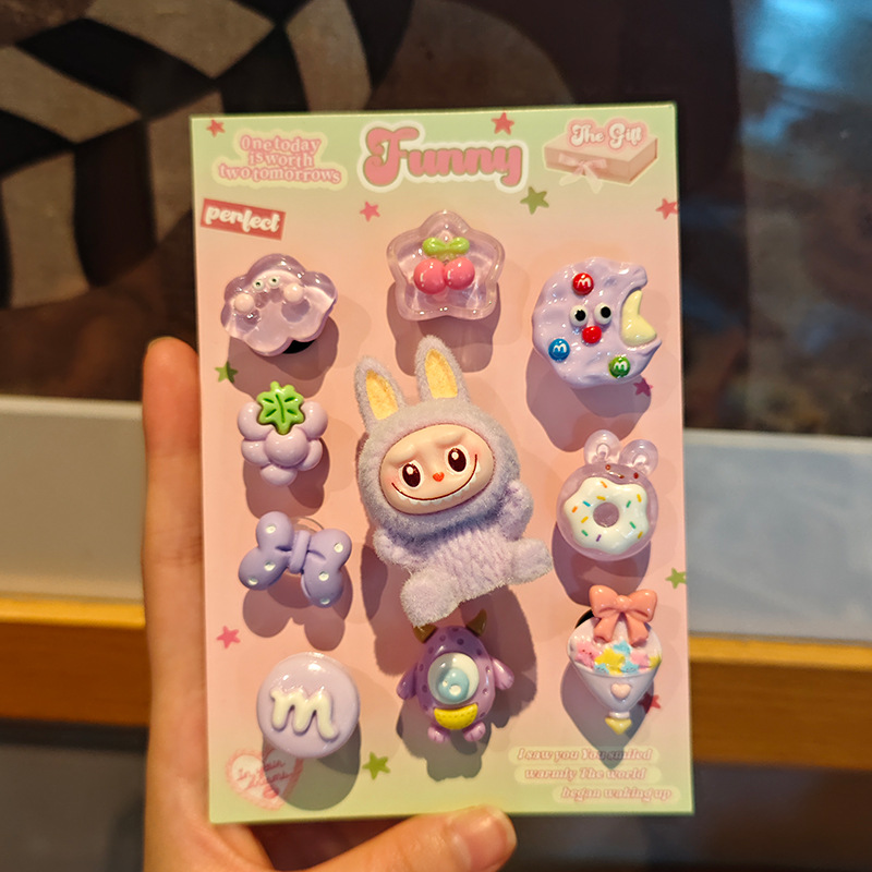 [긴귀보라색 래브] 신발끈 10개