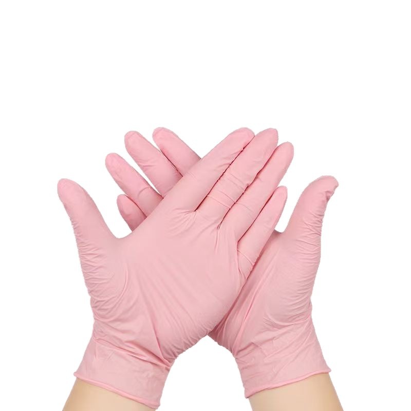 Guantes de nitrilo mezclados desechables al por mayor sin polvo de grado alimenticio especial de espesamiento de cocina para lavado de platos y restauración image 6