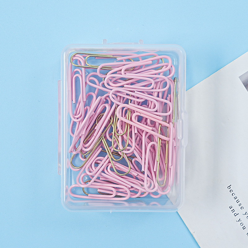 Ventas transfronterizas calientes de 28mm clips creativos macarón pin de metal encuadernador financiero suministros de oficina al por mayor