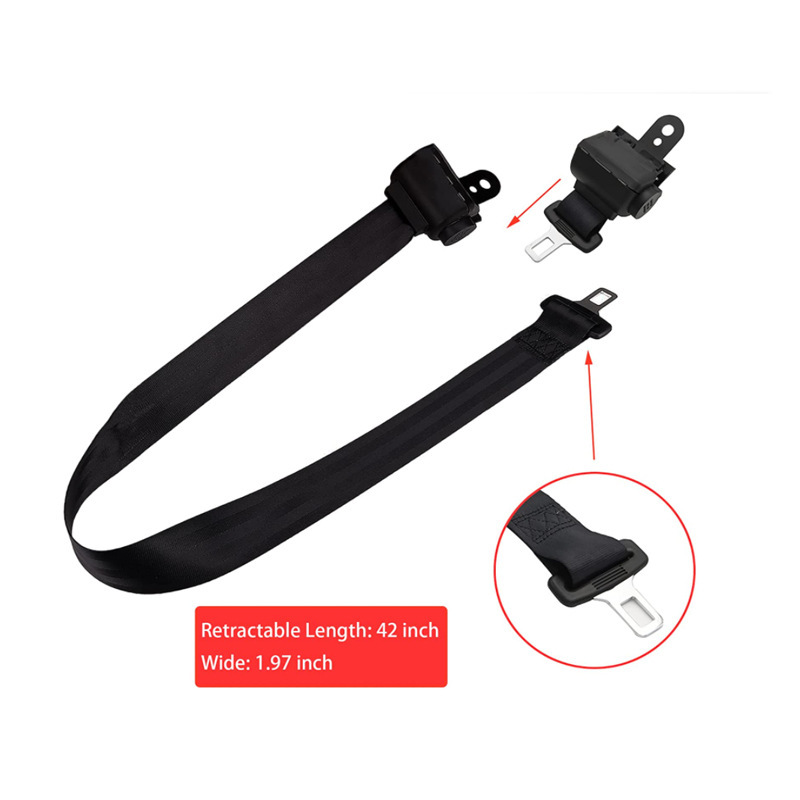 Retractable Golf Cart Ezgo Yamaha Club Car Kart Utv Automatic Two-Point Safety Belt