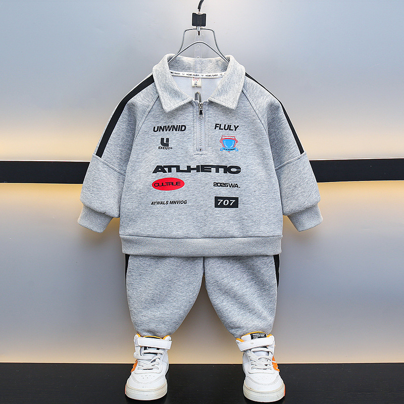 7697 suéter retro POLO para niños 2025 nuevo traje de motocicleta para niños pequeños y medianos top primavera hermosa de moda