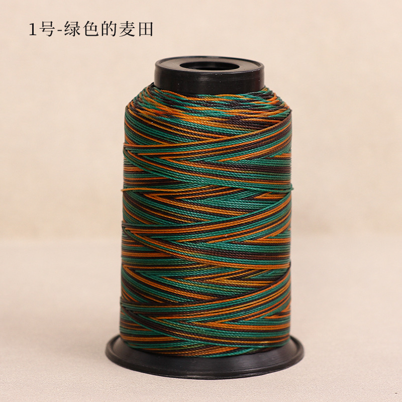 6股段染蜡线3股12股渐变色股线圆蜡绳手工编织diy手绳耐磨项链|undefined