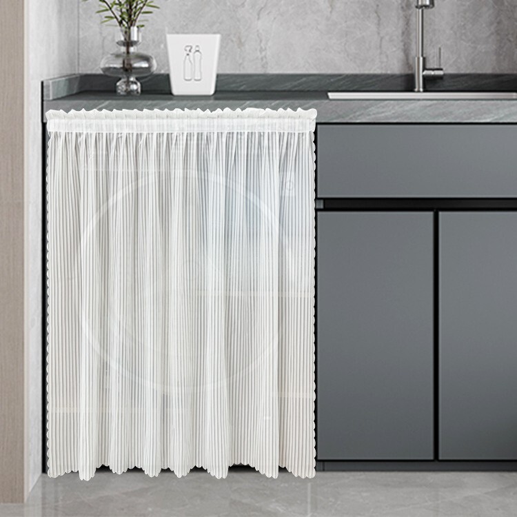 Velcro Drum Washing Machine Sun Protection Curtain Balcony Self-Adhesive Gauze Curtain Cover Dust Curtain Sunshade Heat Insulation Cover Cloth