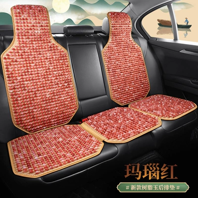Waist support – car headrest pillow to pillow - stl-agate-red-rear-row-all