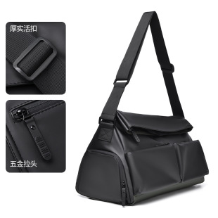 Travel bag wet and dry separation, capacious handheld sports bag for traveling 3