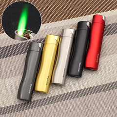 柏康5105創意緑炎防風ライター金属個性ビジネスガスタバコ器タバコ器具卸売り