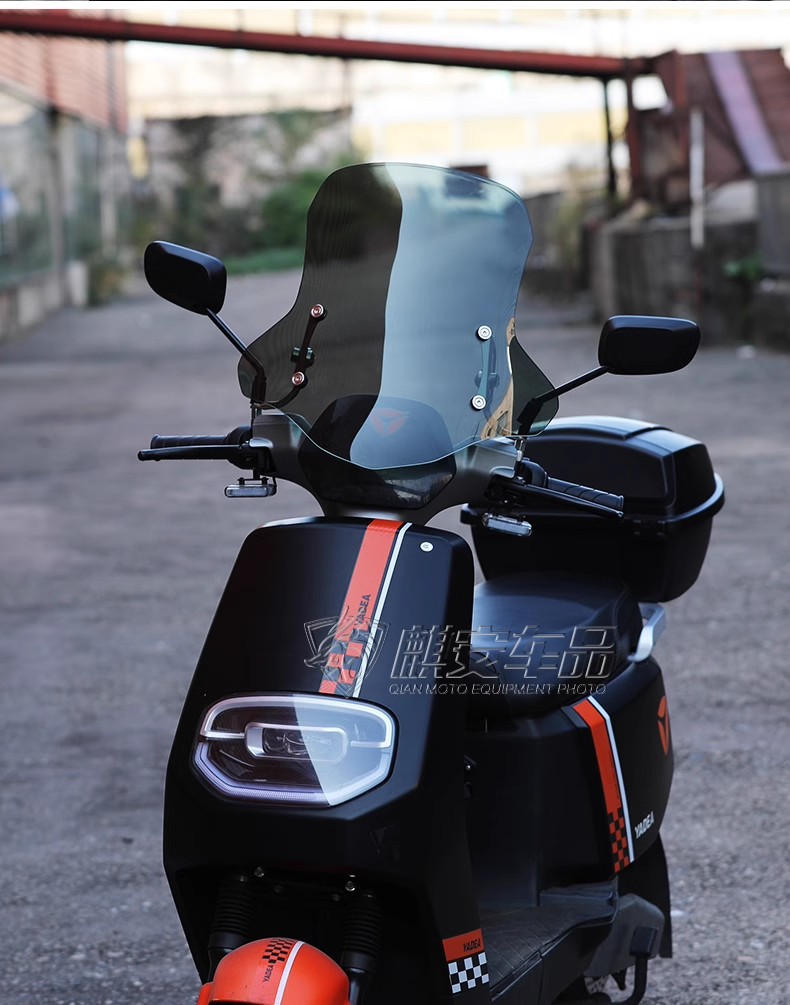 3.04.0 Electric Vehicle-Specific Front Windshield, Motorcycle Windshield, Scooter Thickened Organic High-Definition Universal