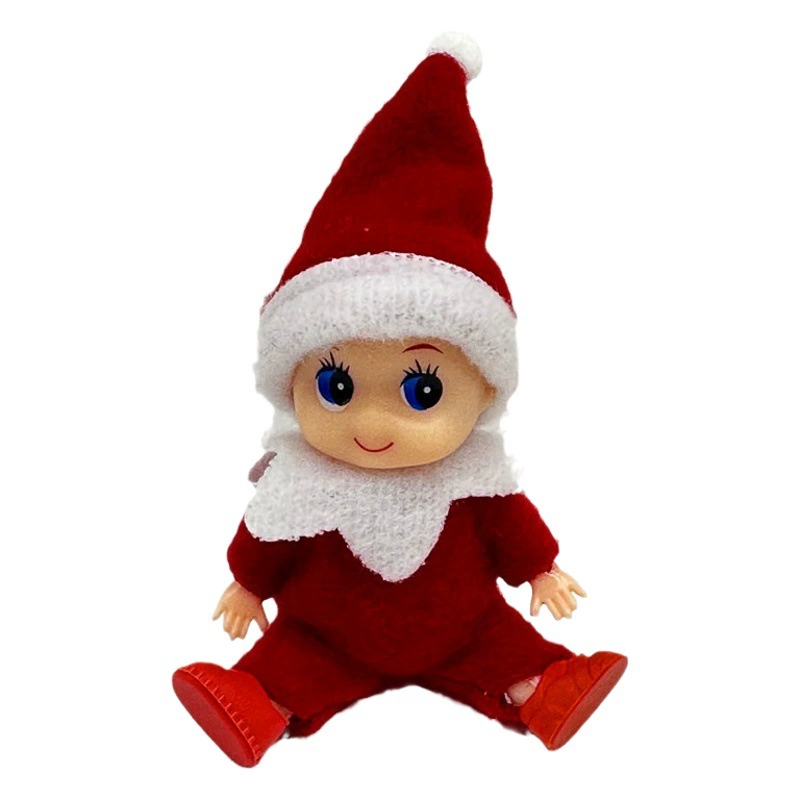 Рождественская кукла эльф, кукла эльфа, фетровая кукла из ПВХ, игрушка