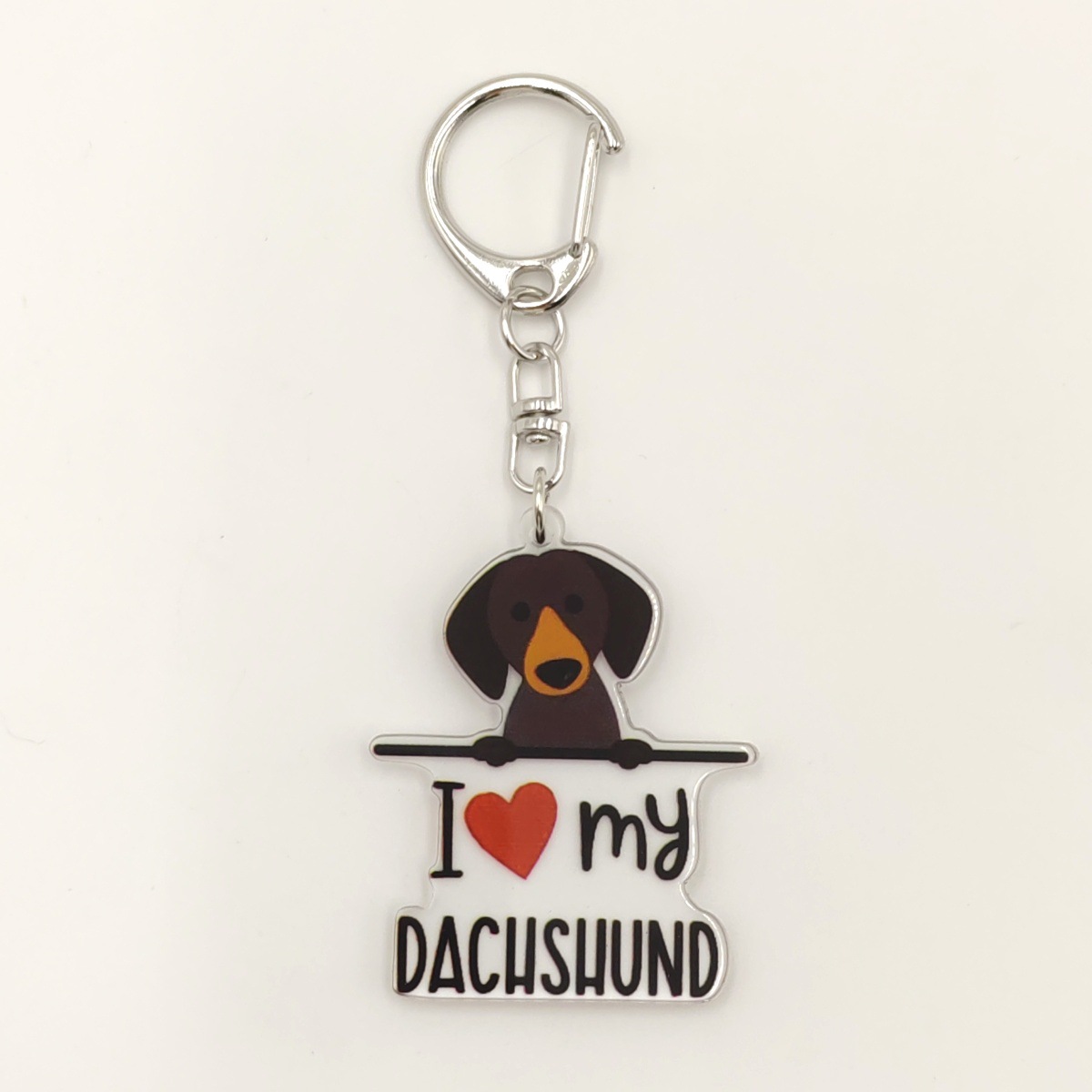 13g Weight Keychain Classification 1 Piece Quantity Holiday, Banquet, Travel Occasion Acrylic Material Letter, Dog Pattern Unisex Gender Ethnic Style, Simple Style Style Ethnic Style Simple Style Letter Dog Arylic Unisex Keychain 8