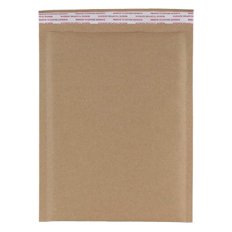 Color marrón bolsas de burbujas de papel anti-choque Express Pack bolsas de burbujas Brown bolsas de sobres de burbujas pequeñas cantidades de impresión