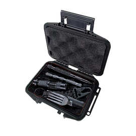 定制迷你小号野营用品战术箱带勾孔防水盒抗震防压户外求生套装盒