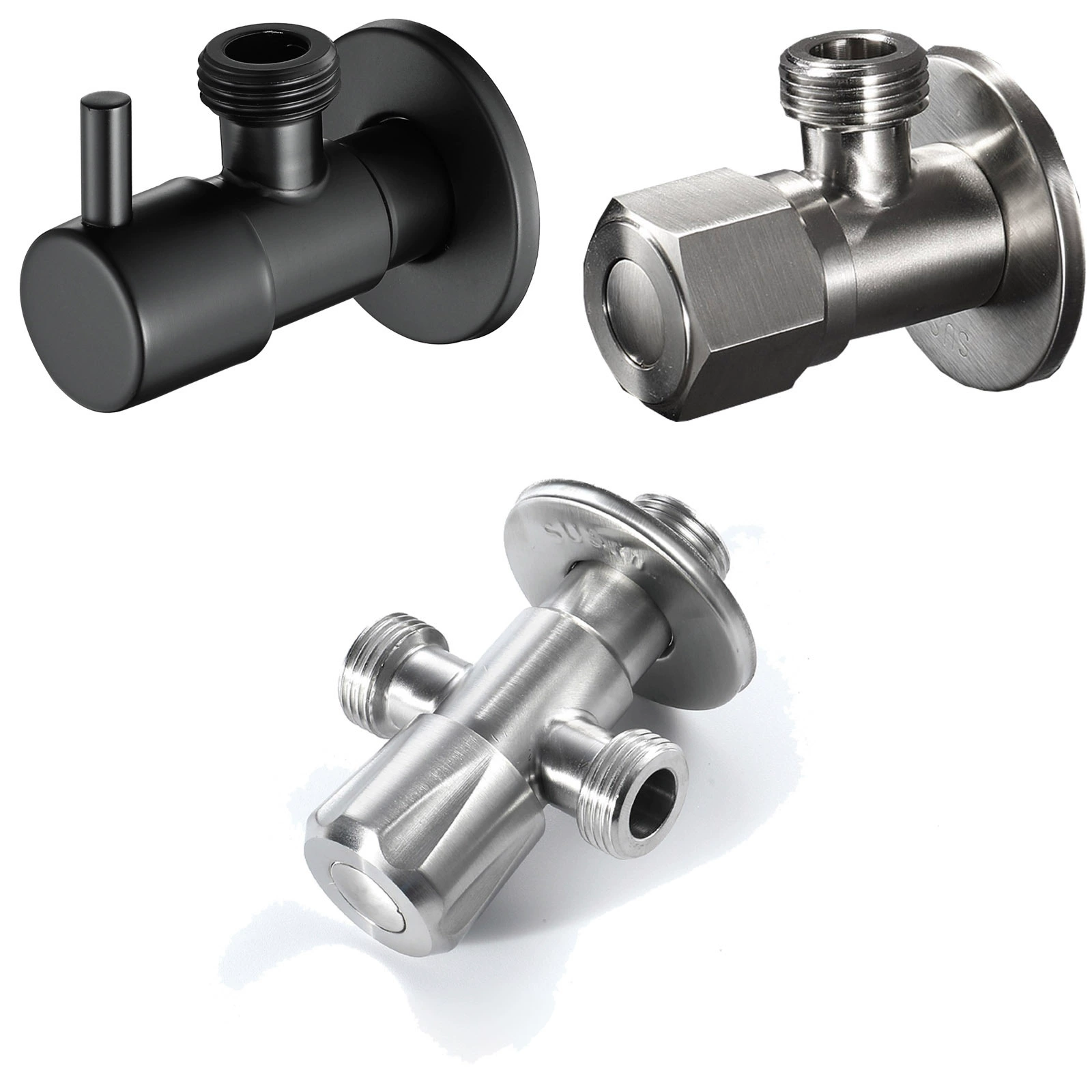 HIDEEP аксессуары для ванной комнаты треугольный клапан 304 из нержавеющей стали водостопорный клапан герметичный водяное охлаждение тепловой Универсальный HIJF017