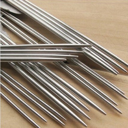 Stainless steel straight needle knitted sweater needle cashmere wool mink wool baby thread