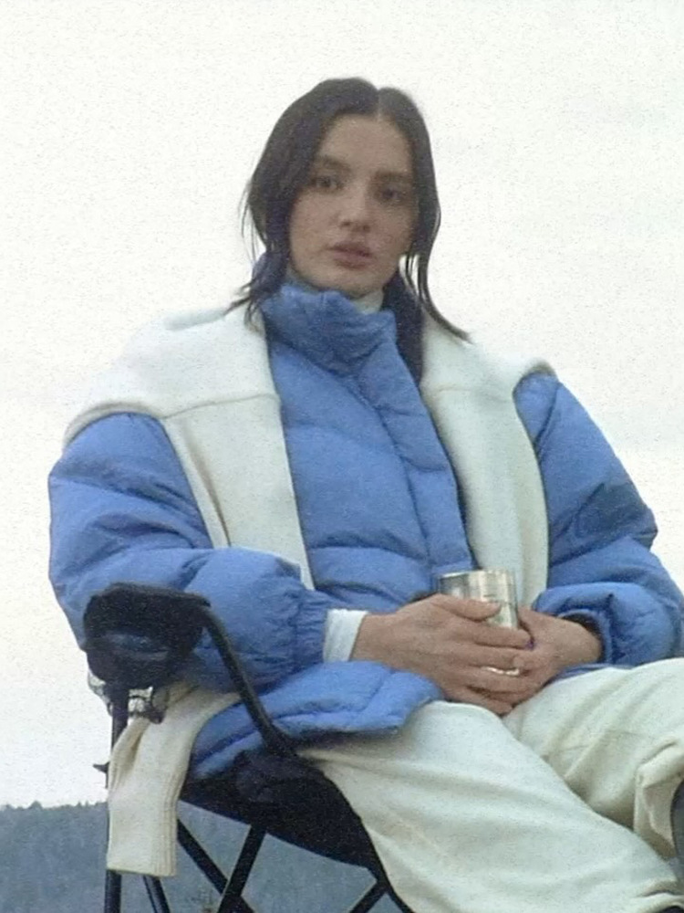 Cuello vertical de manga larga ropa de algodón de mujer ropa de algodón corta chaqueta de algodón de mujer 2025 otoño y invierno nuevo estilo transfronterizo europeo y americano