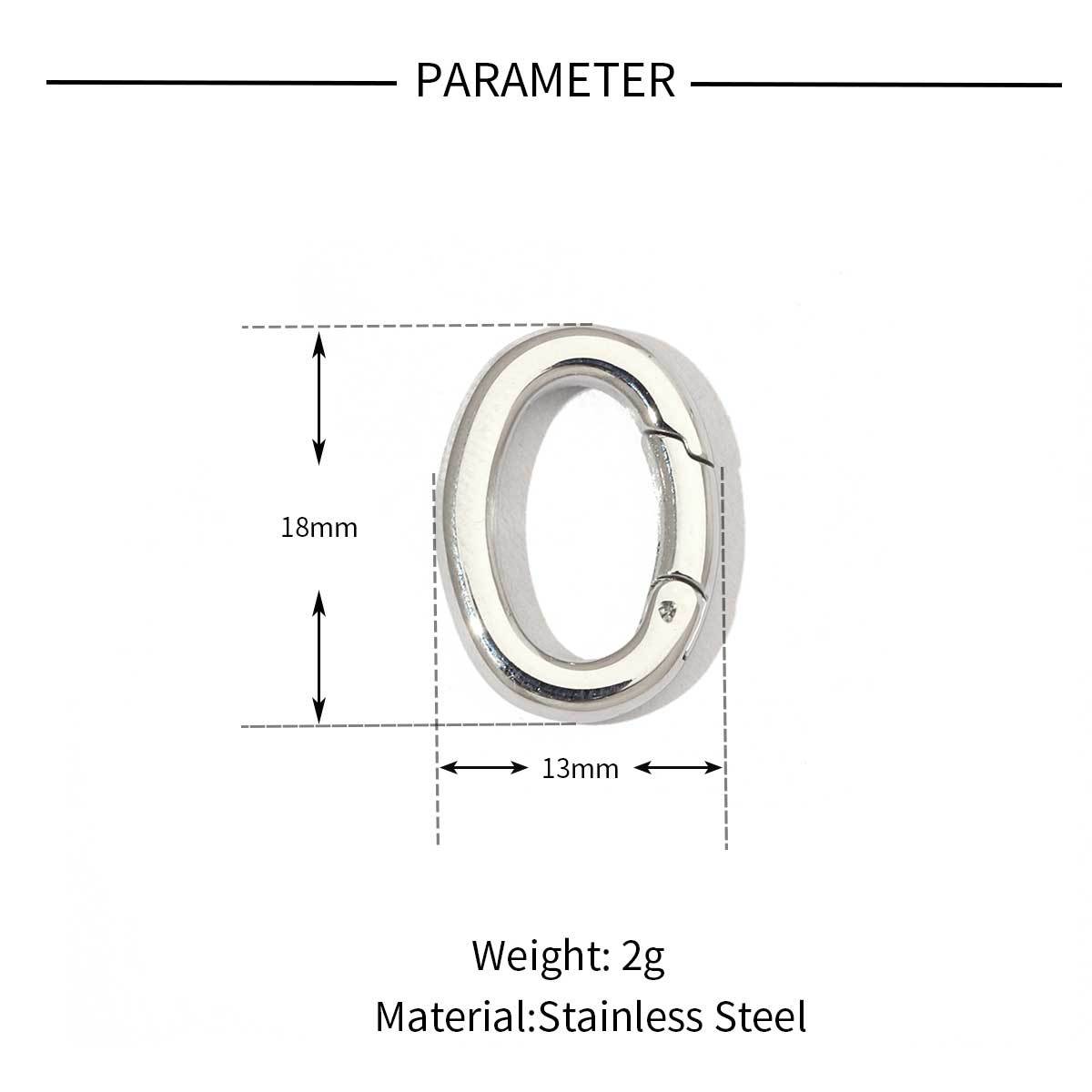 3g Weight Jewelry Buckle Jewelry Making Type 13*22mm, 18*13mm, 30*30MM Jewelry Making Size DIY Jewelry Accessories Classification 3 PCS/Package Quantity Titanium Steel Material Geometric Pattern All Seasons Season Polished Finish Plating Design Casual, Simple Style, Streetwear Style 3 PCS/Package 13*22mm 18*13mm 30*30MM Titanium Steel Geometric Jewelry Buckle 4