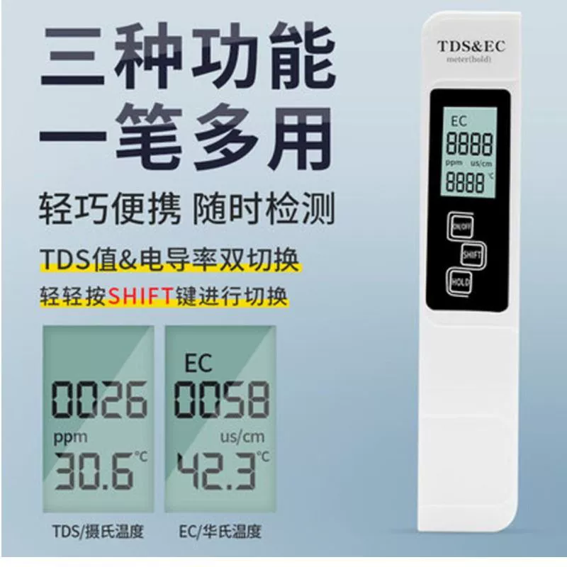 Письмо измеритель качества воды TDS?