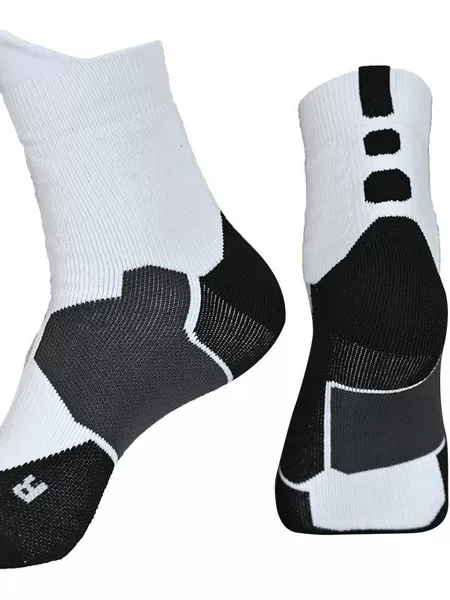 Basketball Socks Bullfighting Adult Men's High-Top Sports Towel Bottom Practical Professional Long-Tube Mid-Tube Elite Thick Running Socks