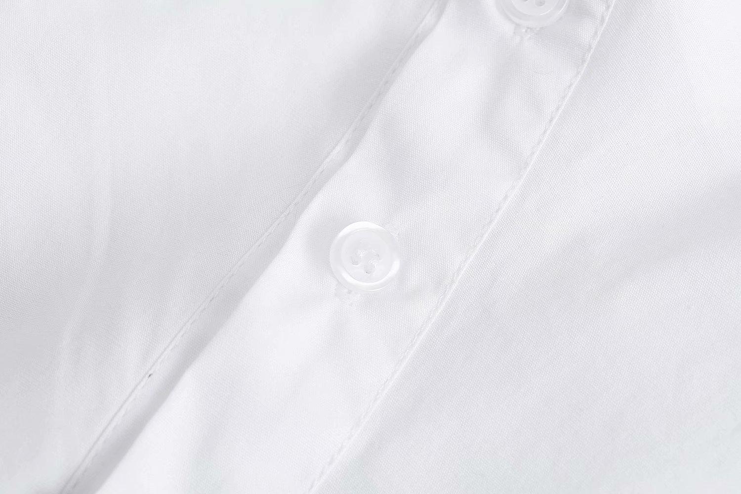 spring new poplin white shirt NSAM47577