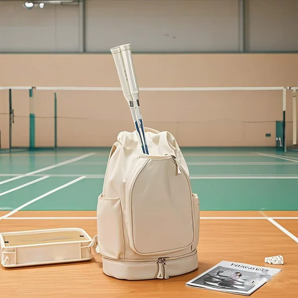 Badminton Bag, Shoulder Racket Bag, Drawstring Pocket Backpack, Sports Basketball, Football, Badminton Hall Custom Logo