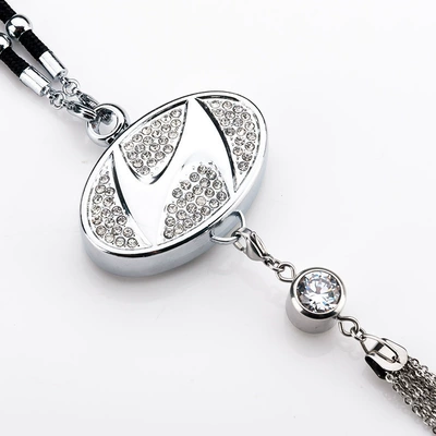 Car hanging — Pendants with Diamond-Encrusted Hanging Decorations - modern-full-diamond-pendant-tassel-pendant-comes-with-spray-head-perfume-1-bottle-of-blue-ocean