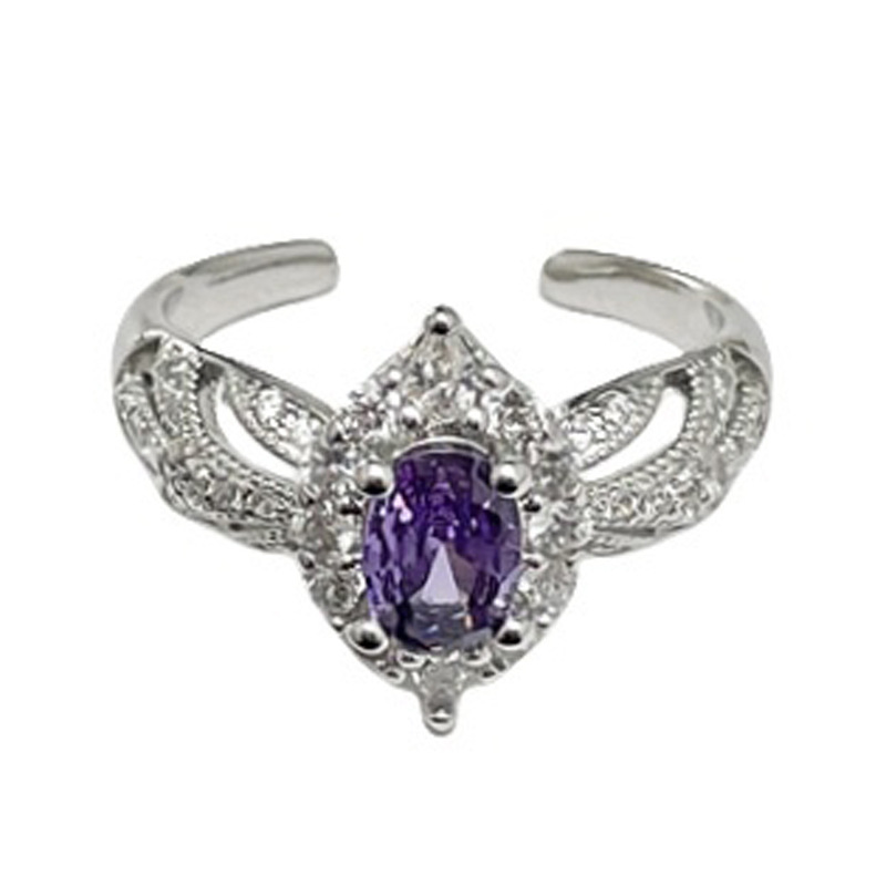 Luxuriöser Damenring Mit Diamant-schleife In Rosa Design_voghion.com