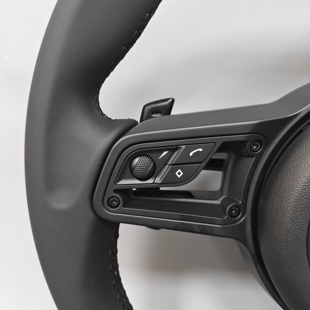 Rivet-style steering wheel suitable for Porsche 911, Cayenne, 718, Panamera, Cayman, Boxster installation and upgrade