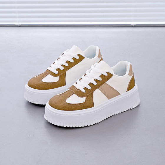 Thick-soled small white shoes women's 2025 spring and autumn new casual sneaker women's increased versatile board shoes women 8603-2