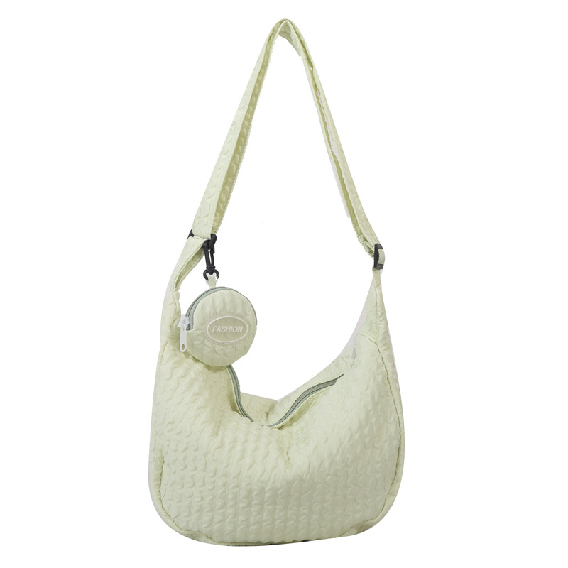 Bolso de mano de moda simple de las mujeres de las axilas de cercanías casual pequeña bolsa 2023 estilo coreano nicho diseño textura bolso de hombro