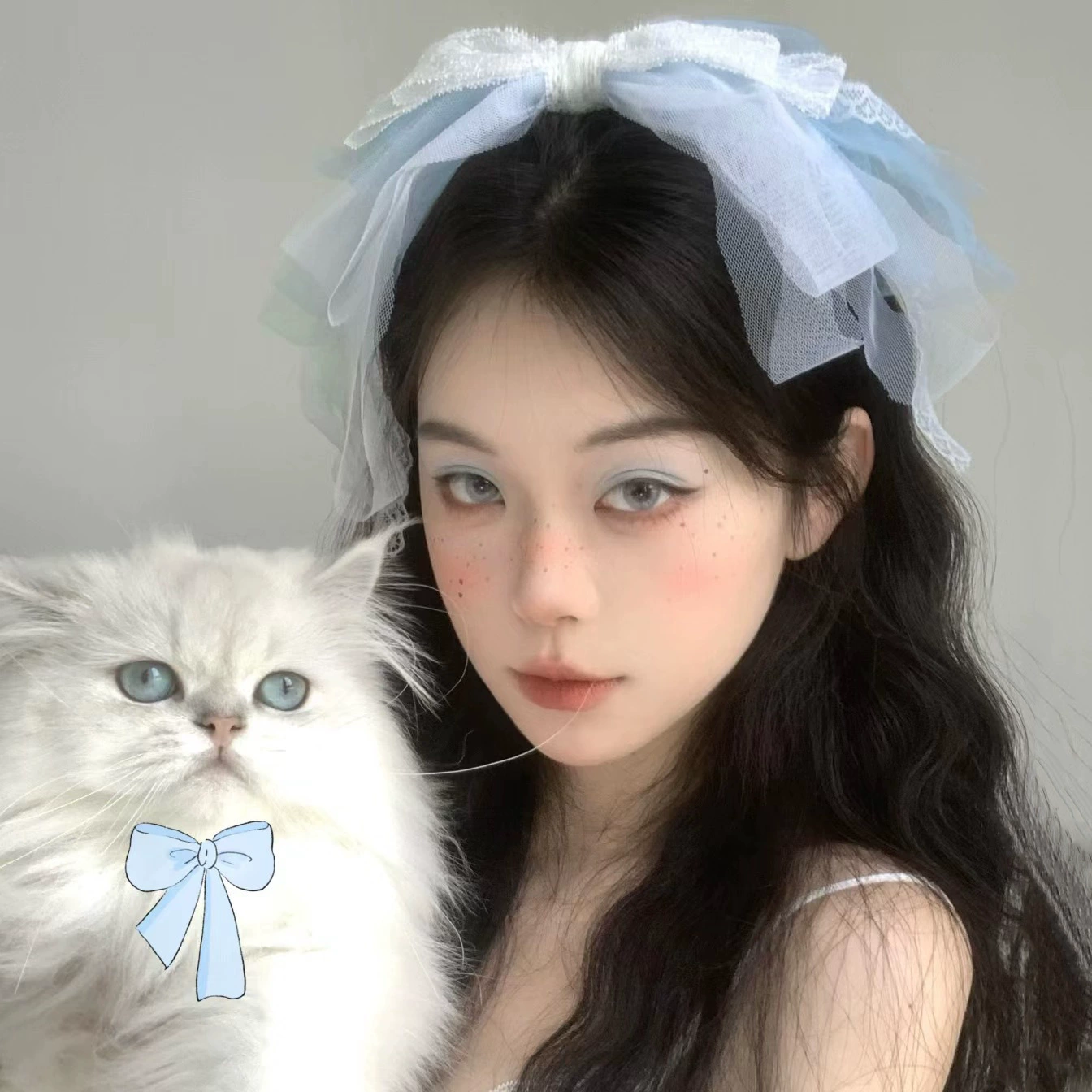 Многослойная заколка для волос с кружевным бантом, высококачественное украшение для девочек из чистой страсти, сладкое, свежее, модное и универсальное.