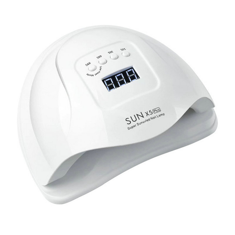 美甲灯美甲店甲片烤灯 120W美甲光疗灯UVLED红外感应美甲烤灯跨境