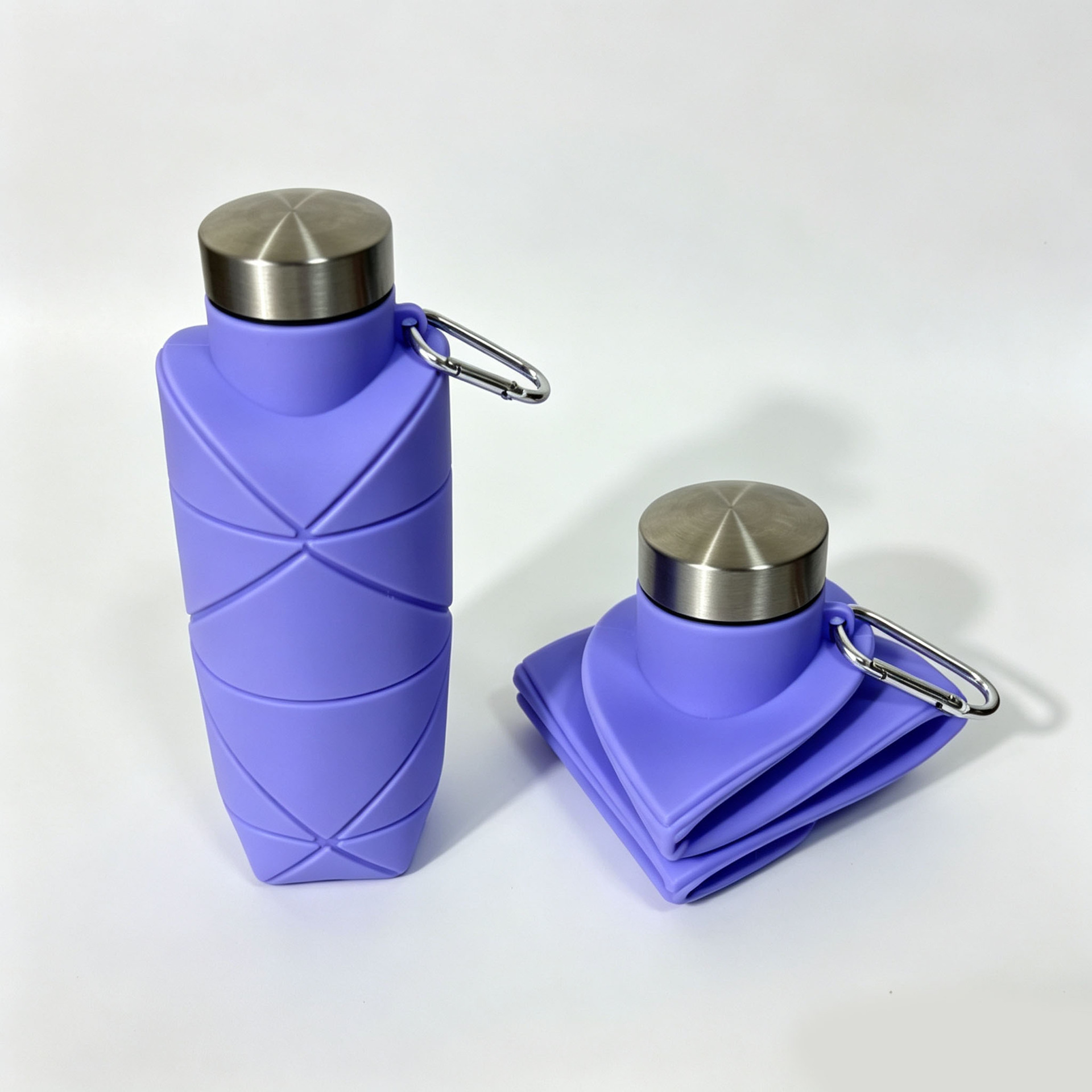 700ml de silicona hervidor plegable portátil taza de agua deportiva al aire libre gran capacidad a prueba de fugas botella de agua telescópica image 10