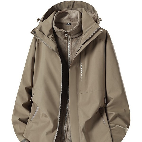 Cross-Border Outdoor Jackets, Windbreakers, Three-In-One Corporate Workwear, Thickened Work Jackets with Embroidery and Logo Printing 7X Cross-Border Outdoor Jackets, Windbreakers, Three-In-One Corporate Workwear, Thickened Work Jackets with Embroidery and Logo Printing 7X