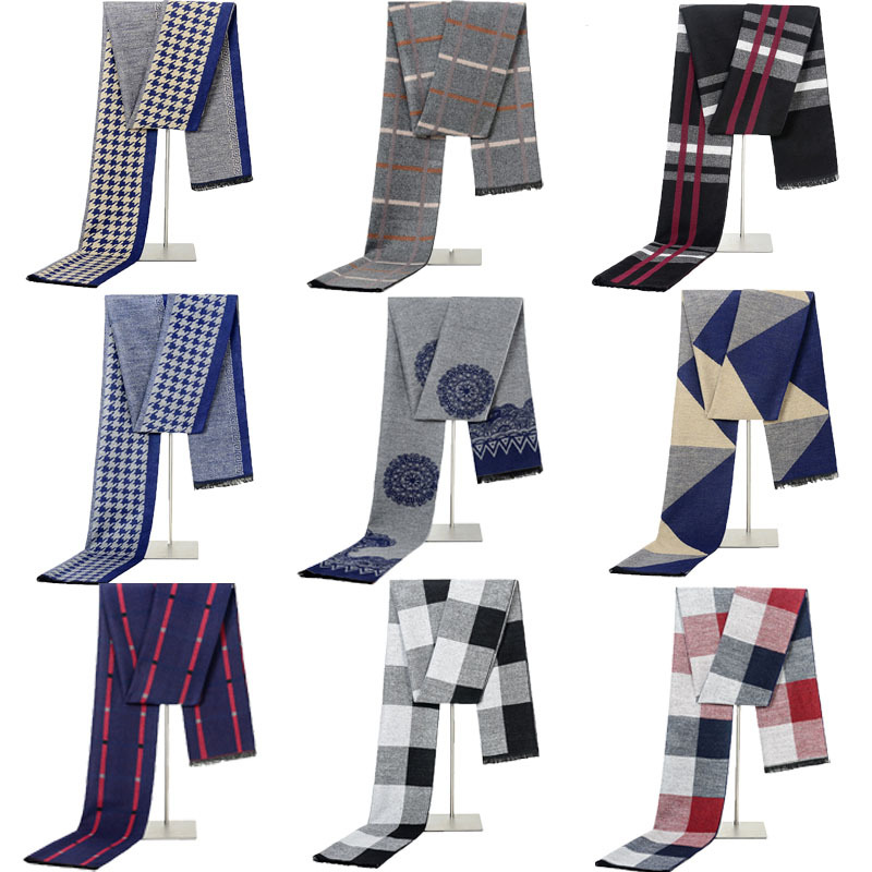 围巾男冬季高档加厚保暖百搭围脖户外防风防寒学生高级感特价处理