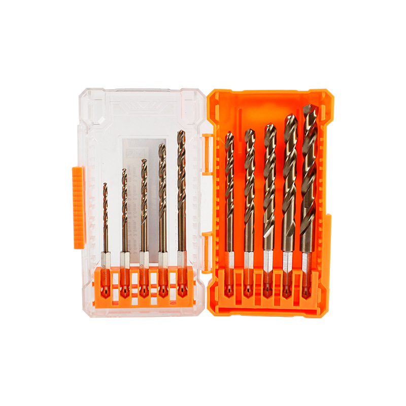 10PCS 육각 손잡이 코발트 세트(주황색)