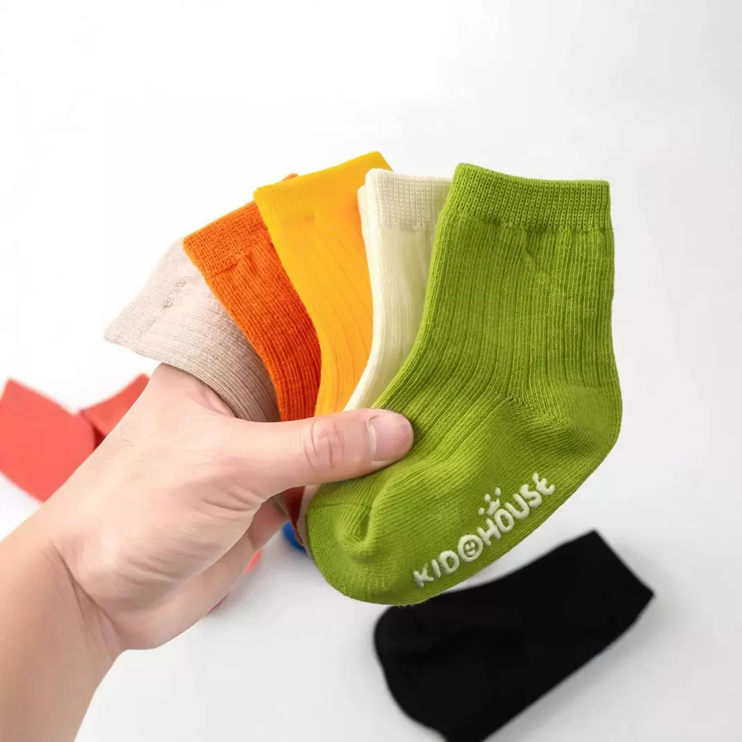 婴儿儿童袜子春秋冬新款批发厂家防滑隔凉款A类宝宝中筒地板袜子