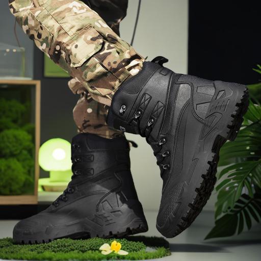 Nuevas botas tácticas de Amazon, botas de combate, botas de entrenamiento físico, botas de montaña al aire libre, botas de herramientas, botas del desierto, hombres de talla grande