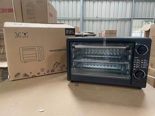 Cross-border manufacturer household appliances baking temperature control timer oven kitchen cake bread 25L electric oven