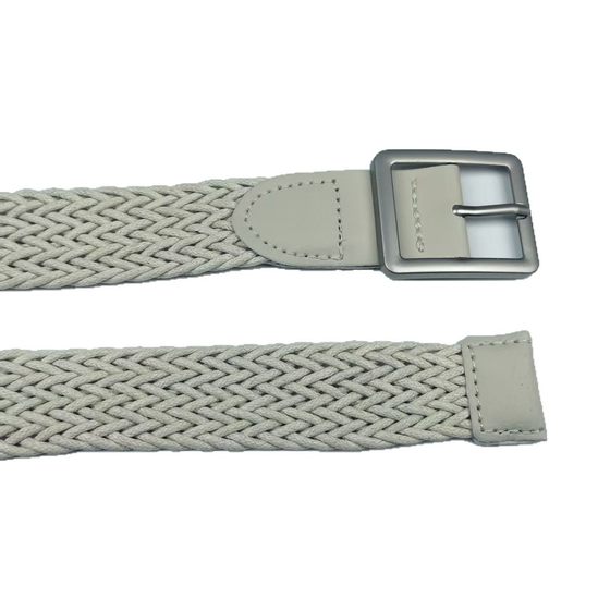 New alloy buckle woven hemp rope belt men and women leisure Joker pin buckle belt student belt Belt..