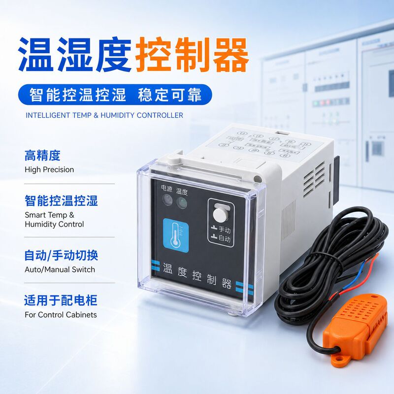 Temperature and Humidity Controller Intelligent High-Precision Digital Display Condensation Sg Fully Automatic Sensor Distribution Cabinet Box Control Humidity Control