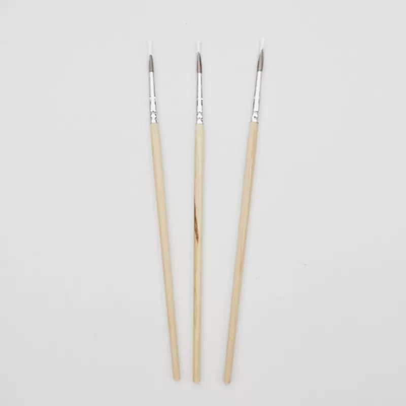 工厂点漆笔点油笔狼毫勾线笔彩绘描笔书法勾线笔狼大狼中狼小