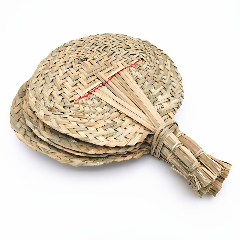Pu Fan grass editing craft fan woven grass fan nanaku fan cooler…