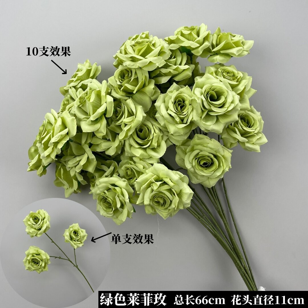 Nueva boda simulación de flores verdes flores de techo flores de boda flores de diseño de flores falsas flores de hojas verdes